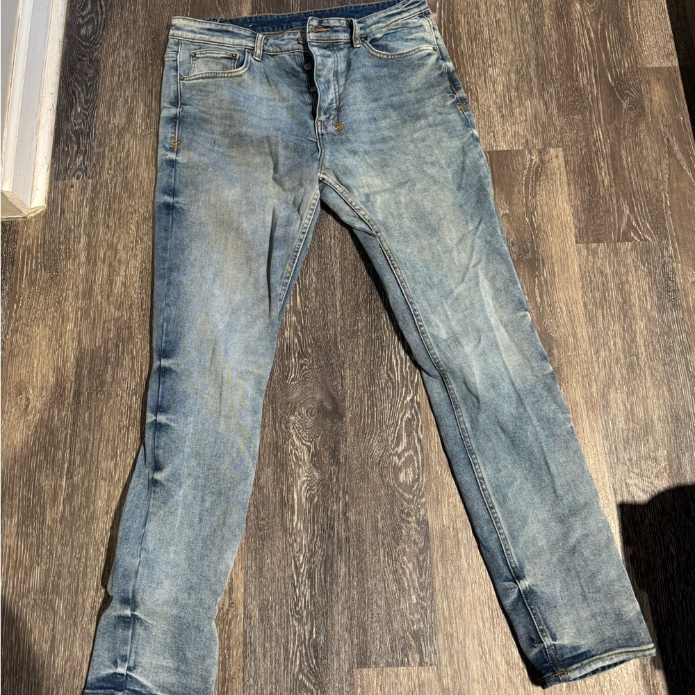 Ksubi Slim Fit Blue Jeans